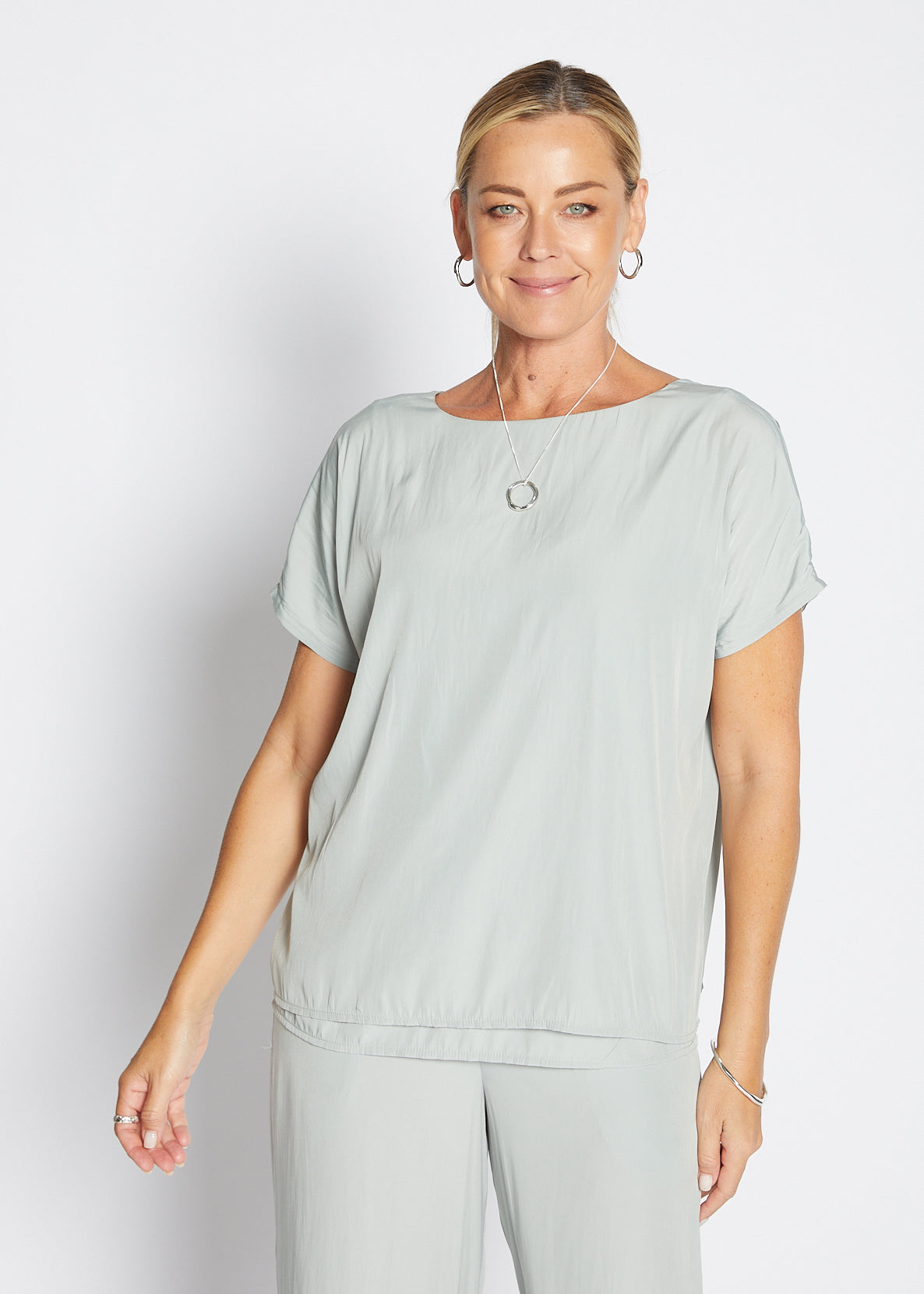 Dolly Layer Tee Sage