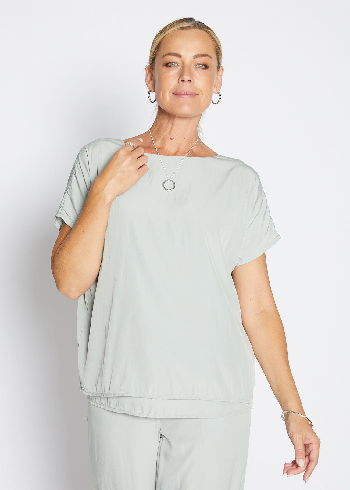 Dolly Layer Tee Sage
