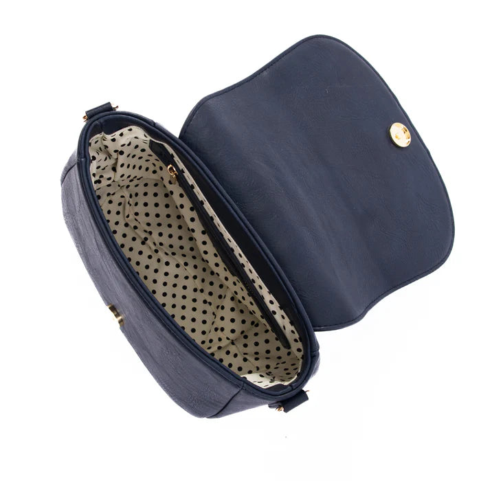 Lizzie Bag - Navy/Green/Pink