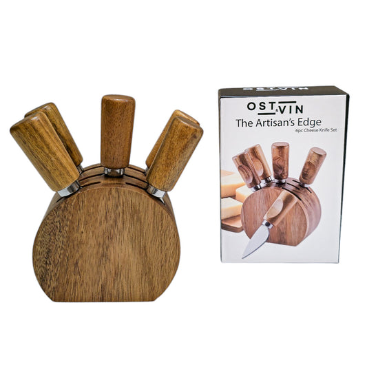 5pc Round Knife Block Giftset