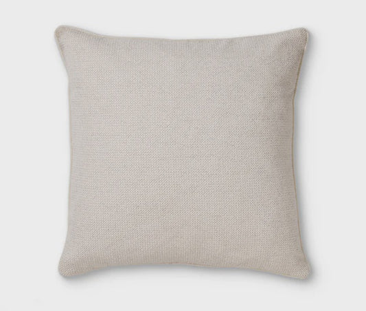 Casey Cream Textured Cushion 55cm