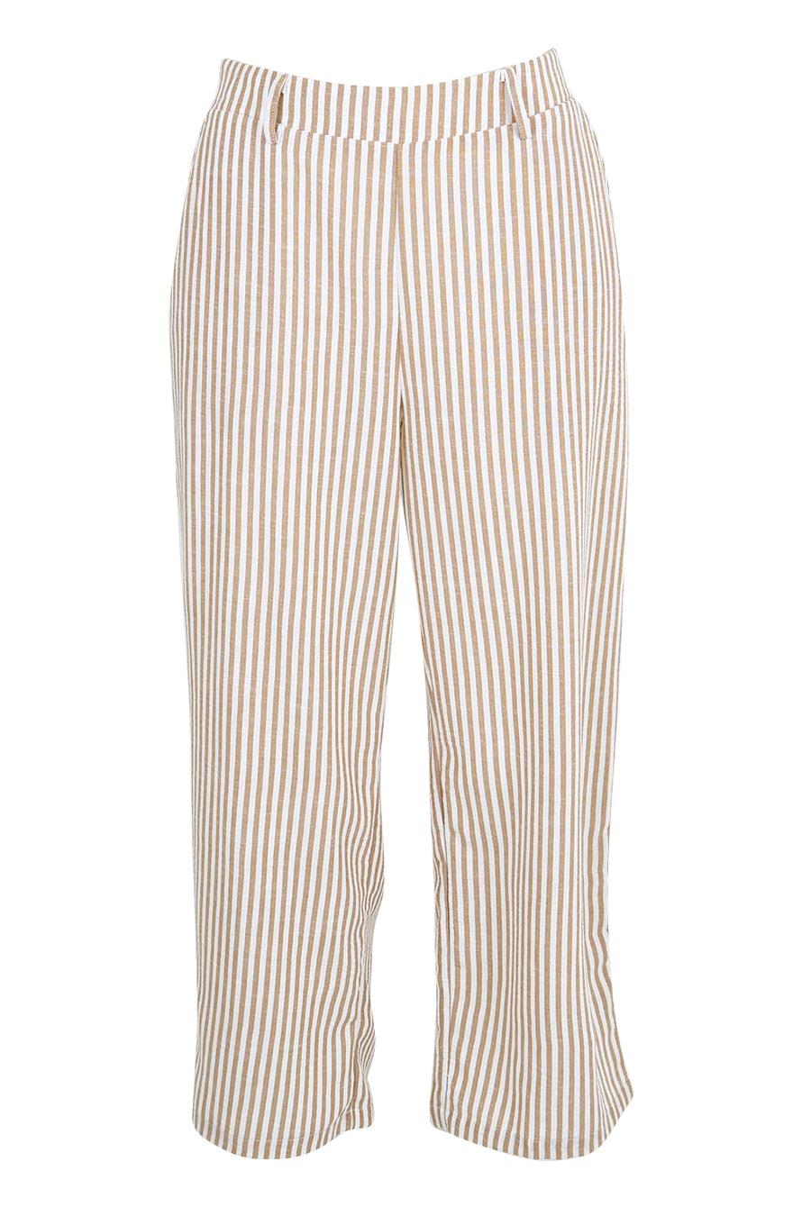Urban Stripe Print Pant - Natural White