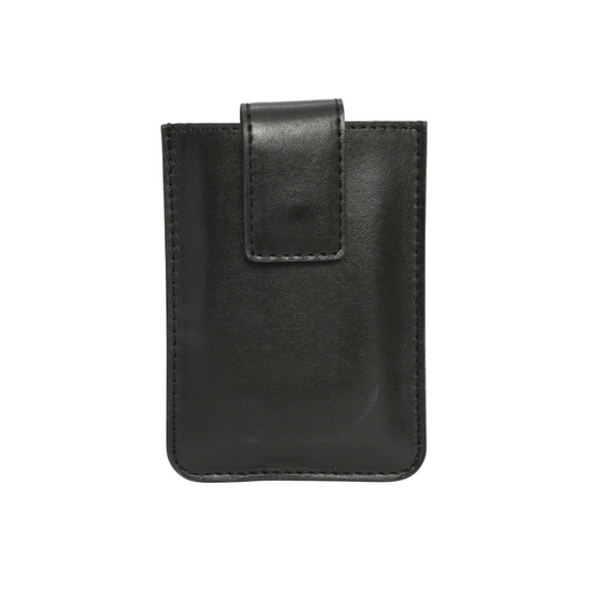 Leather Credit Card Holder - Black