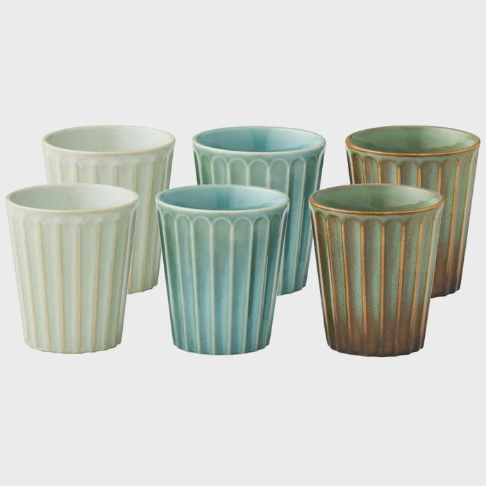 Vail S/6 Latte Cup Ocean