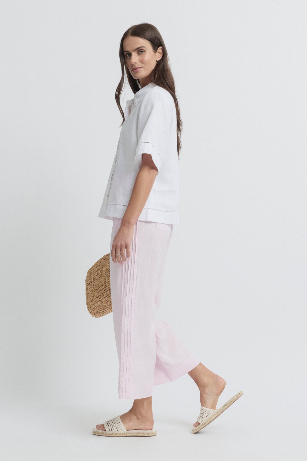 Tirari Lace Shirt - White