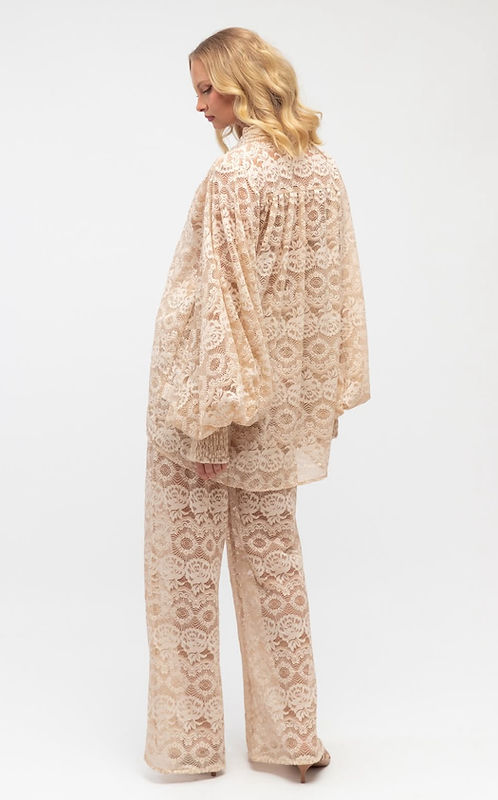 Pizzo Dream Blouse - Cream