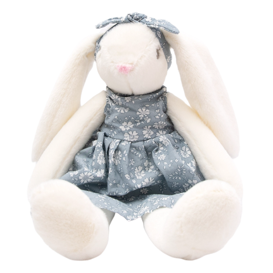 Lucy the Rabbit Doll - Blue dress