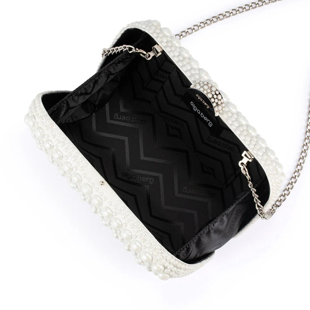 Ari Hotfix Clutch - White