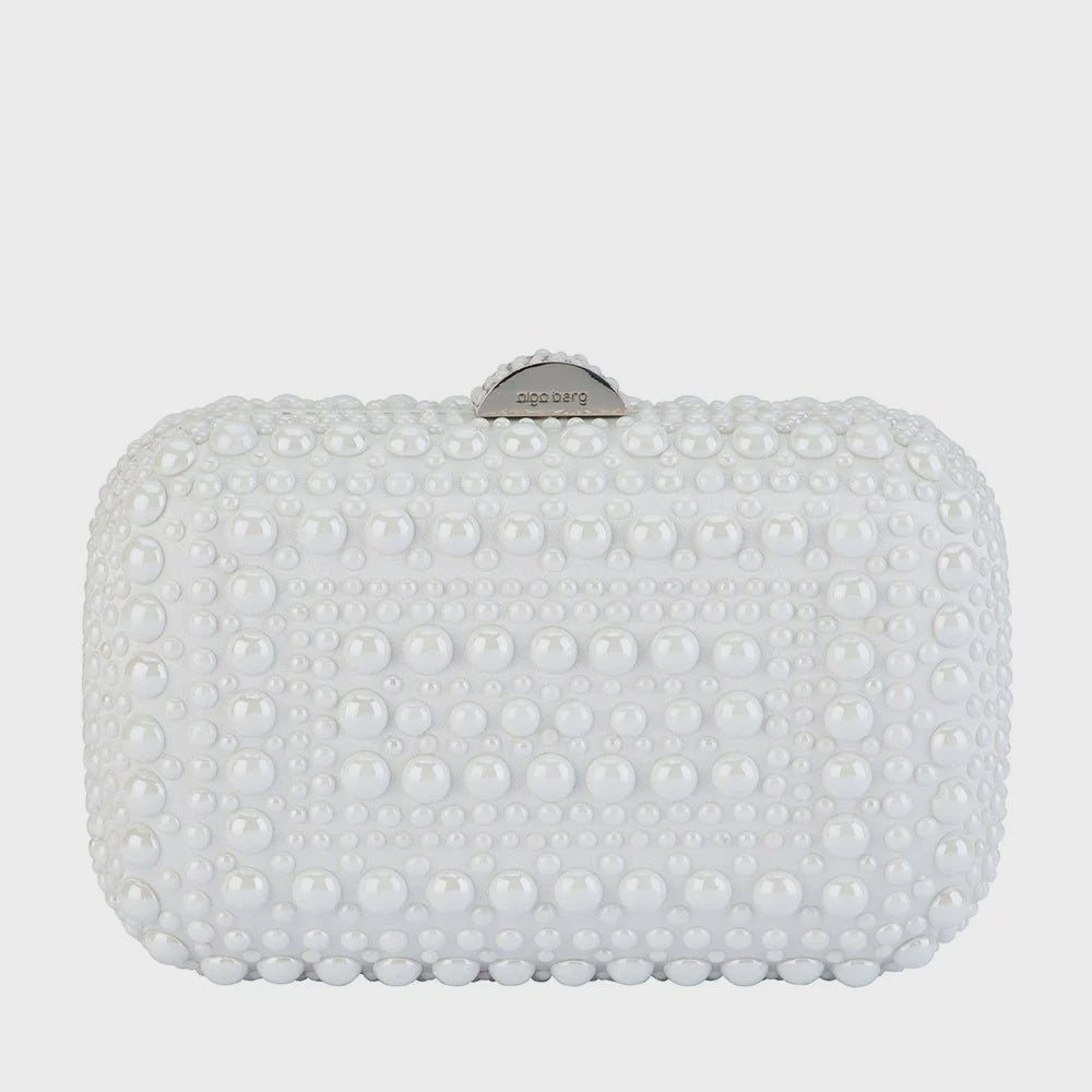 Ari Hotfix Clutch - White