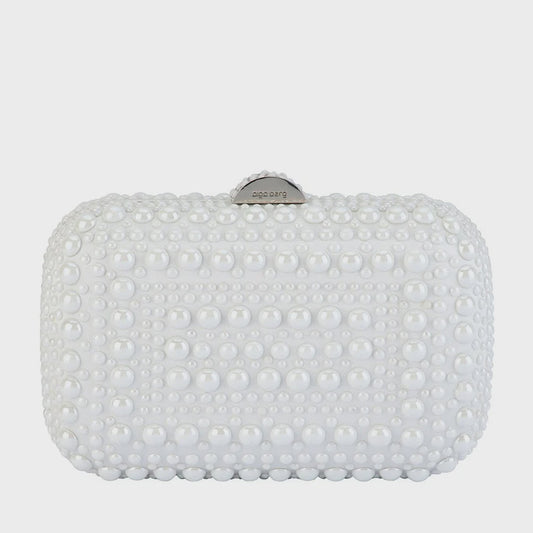 Ari Hotfix Clutch - White