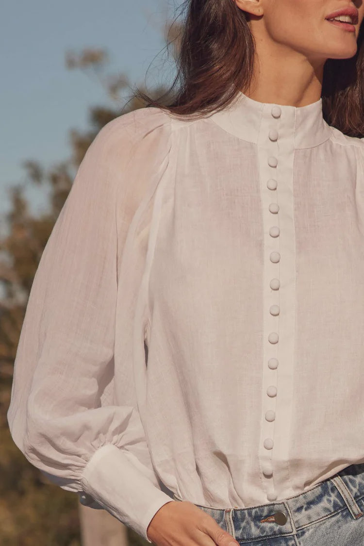 Zoe Kratzmann Atlas Top - Porcelain