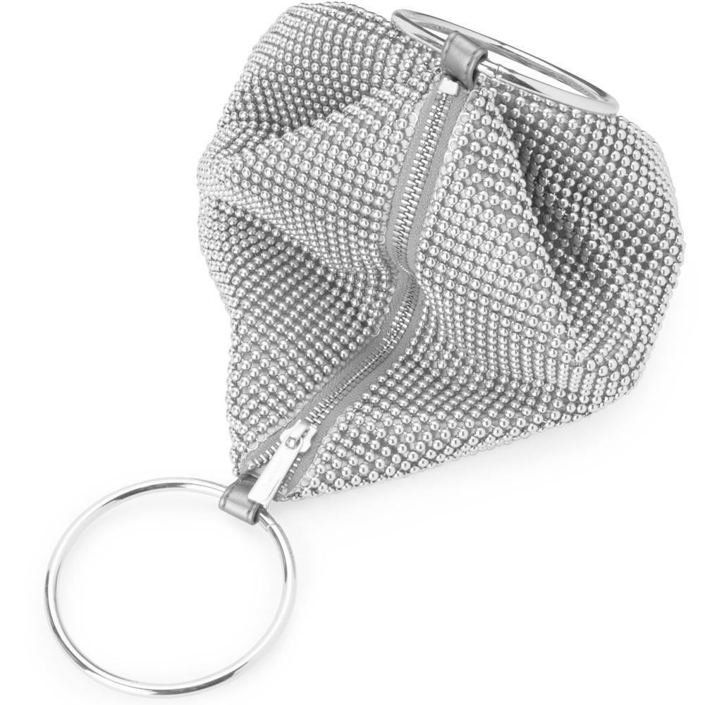 Bianca Ball Mesh Handle - Silver