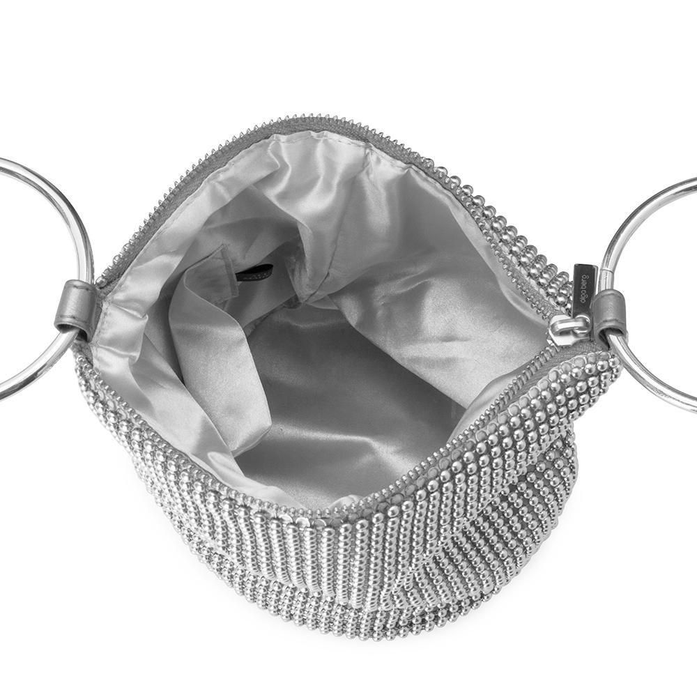 Bianca Ball Mesh Handle - Silver