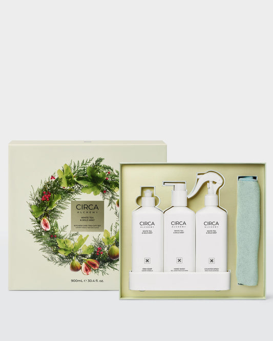White Tea & Wild Mint Kitchen Trio Gift Set 900mL