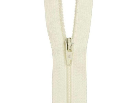18CM Cream Zipper