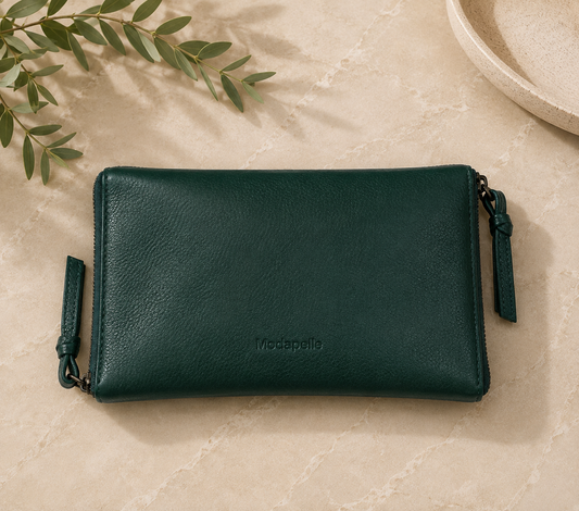 Leather Optical/Phone Case - Emerald