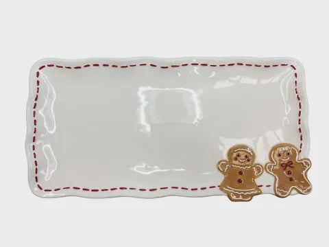 Gingerbread Ceramic Platter