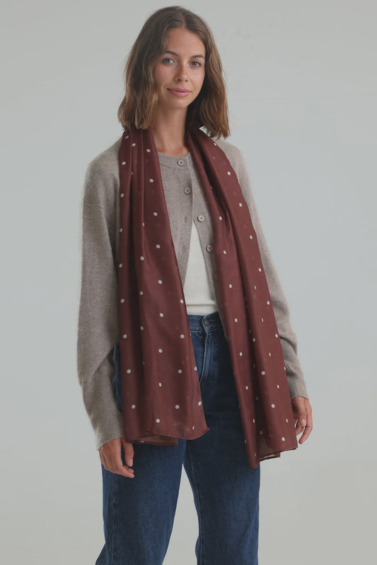 June Scarf - Chocolate