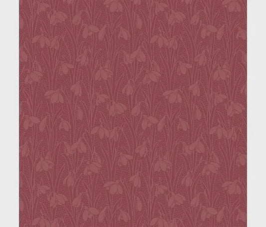 Liberty Heirloom Snowdrop Spot - Red
