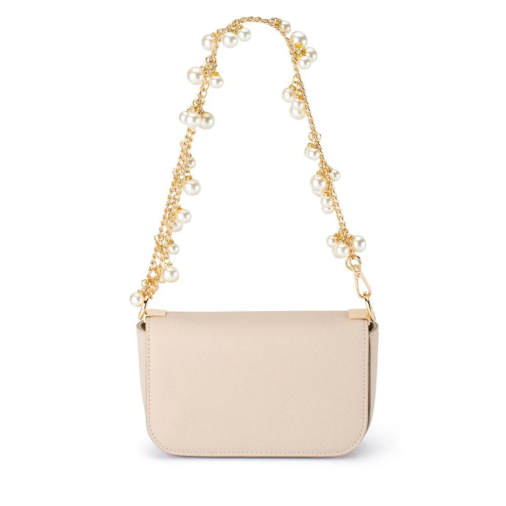 Lyla Pearl Shoulder Bag - Natural