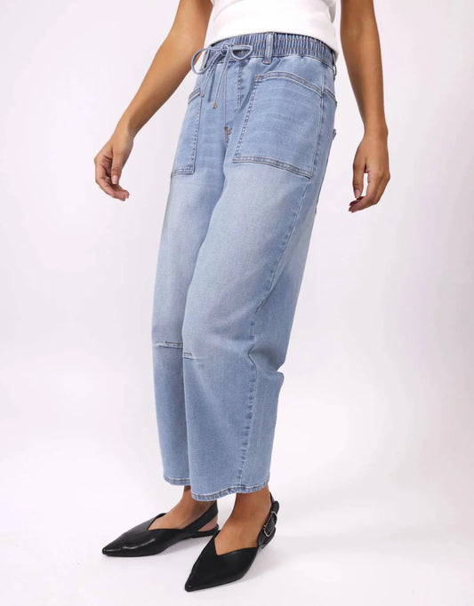 Leo Barrell Jean - Light Wash Denim