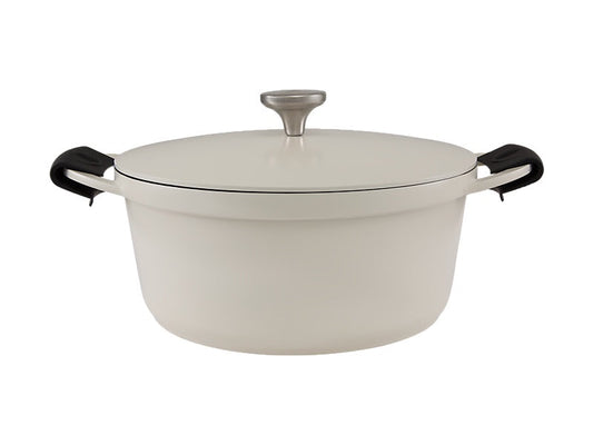 Cast Lite Non-Stick Casserole 28cm / 6.3L Ecru Gift Boxed