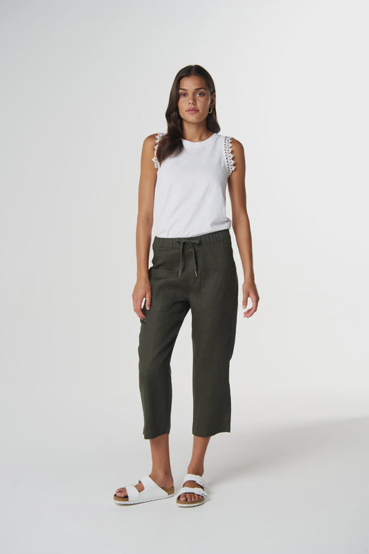 Sunday Pocket Pants - Thyme