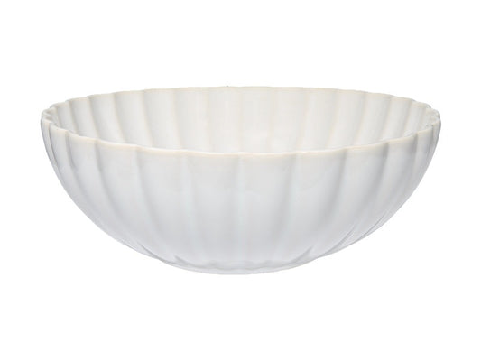 Solare Round Serving Bowl 22x8cm Cream