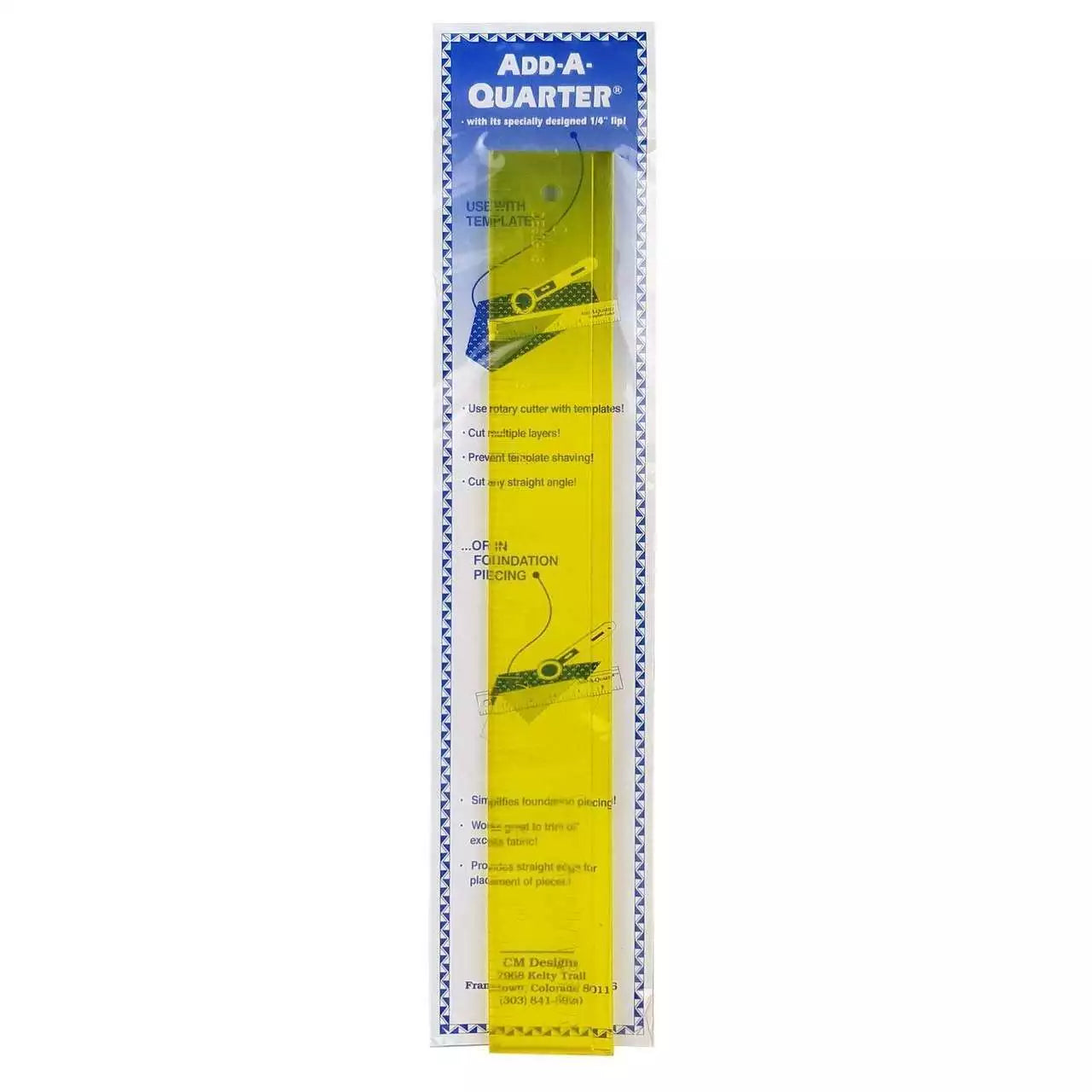 Add-A-Quarter Ruler 12"