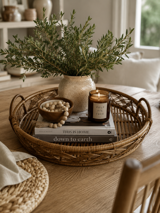 Noble Bamboo Tray Round - Large