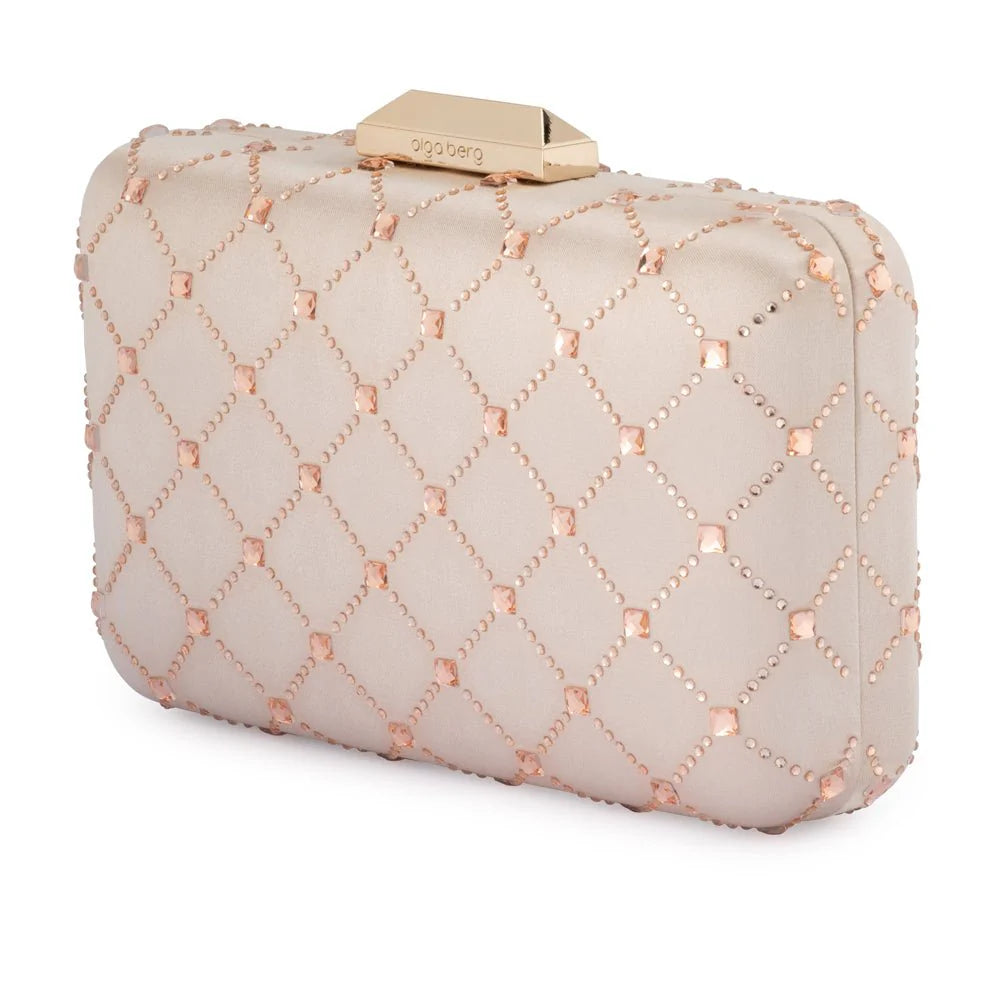 Violet Hotfix Clutch - Natural