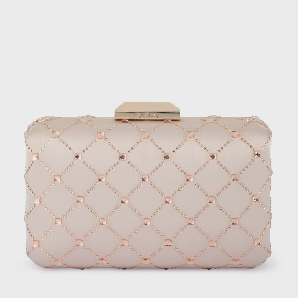 Violet Hotfix Clutch - Natural