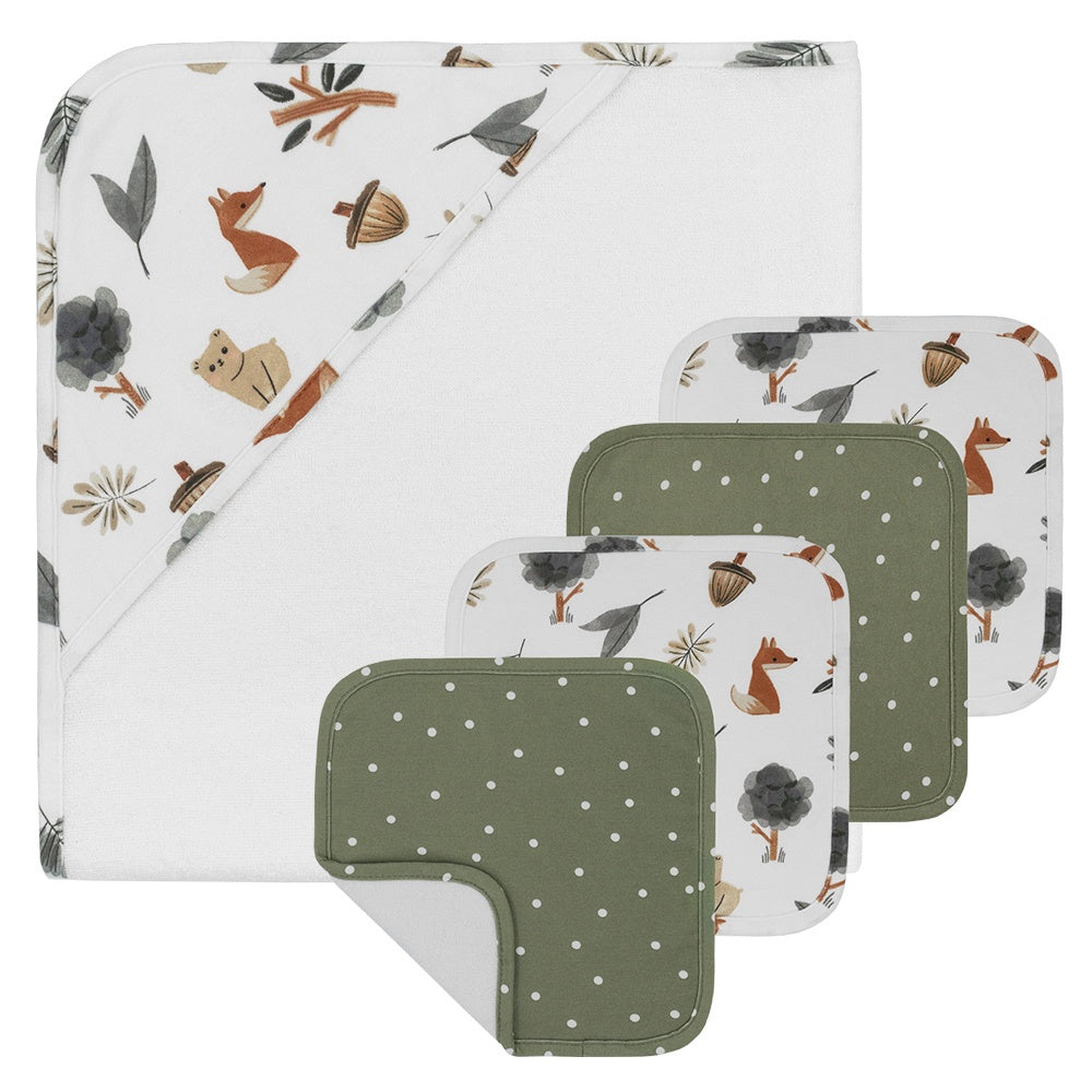 Bath Gift Set 5pc - Forest Retreat/Spots