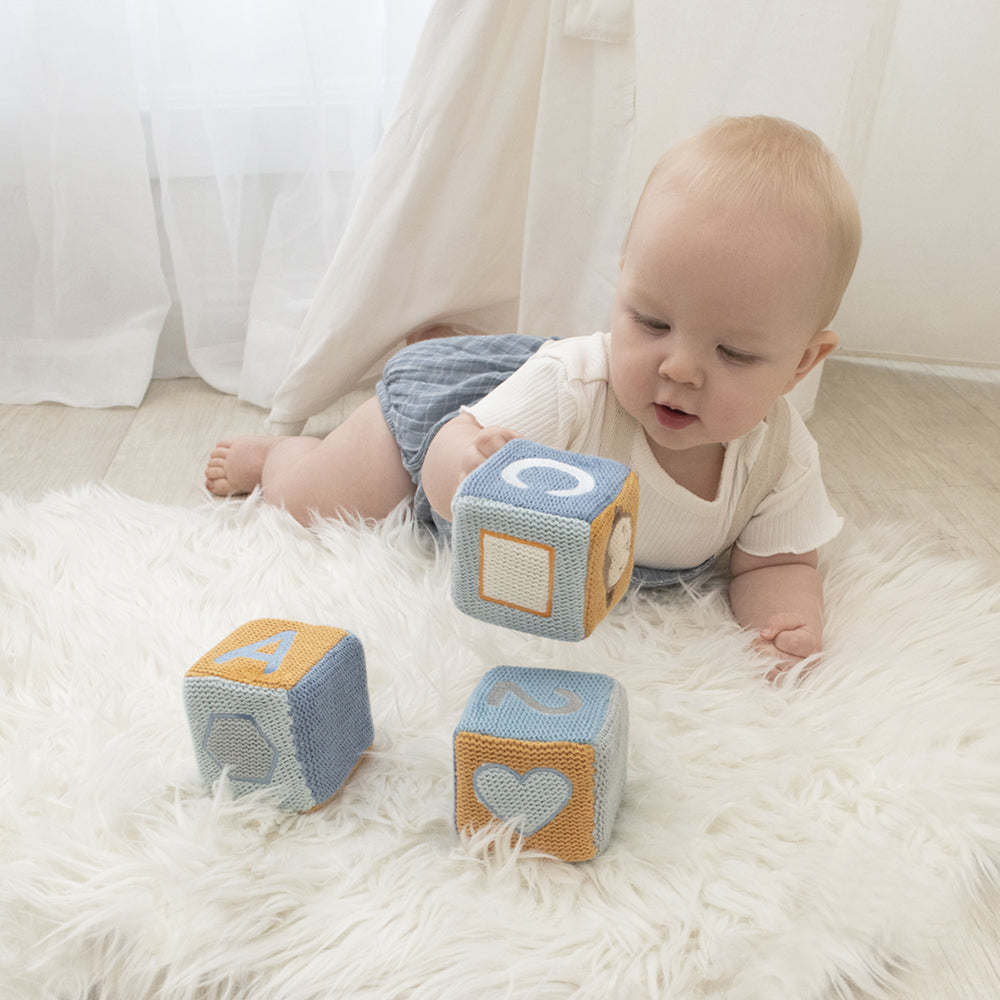 Cotton Knit Soft Blocks - Leo