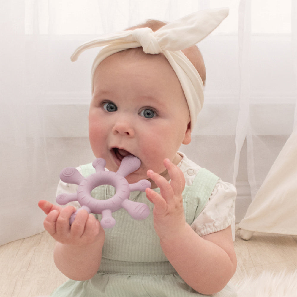 Silicone Splash Teether - Dusty Mauve