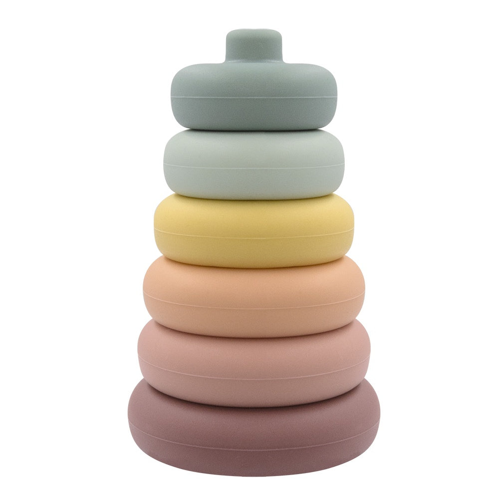 Silicone Stacking Tower - Rings