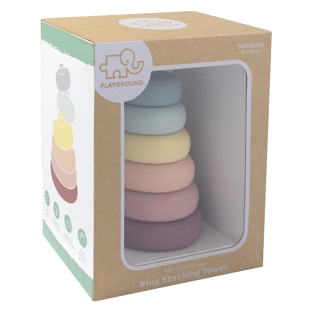 Silicone Stacking Tower - Rings