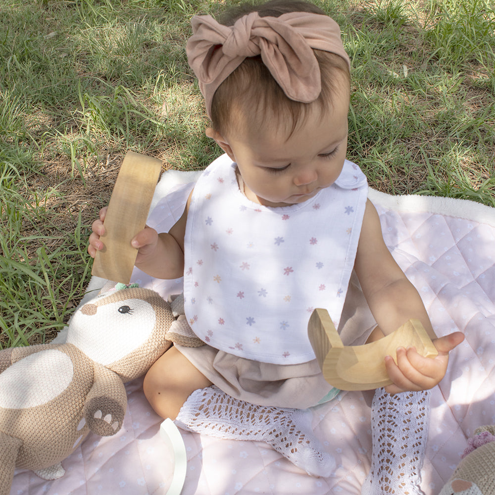 2-pack Muslin Bibs - Sweet Tweet