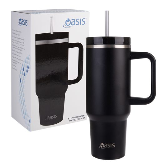 Commuter Travel Tumbler 1.2L Black