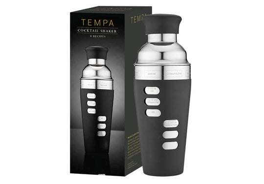 Aurora Recipe Matte Black Cocktail Shaker