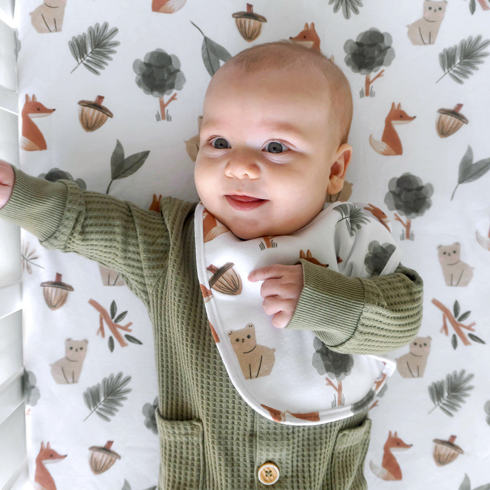 Cot Fitted Sheets - Forest Retreat