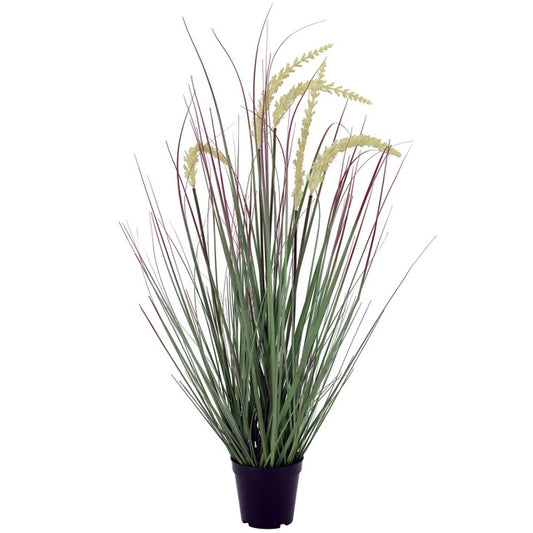 Artificial Grass in Black Pot 96cm