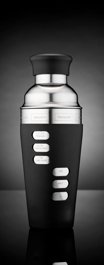 Aurora Recipe Matte Black Cocktail Shaker
