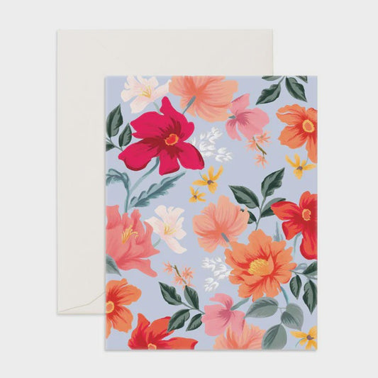 Bilberry Blank Greeting Card