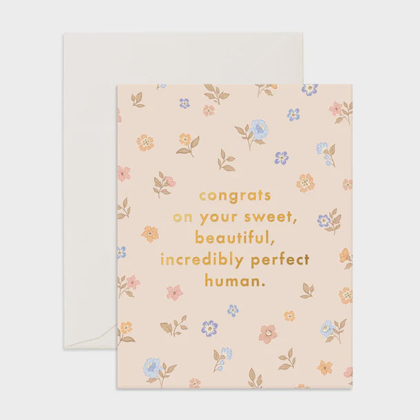 Congrats Sweet Human Greeting Card