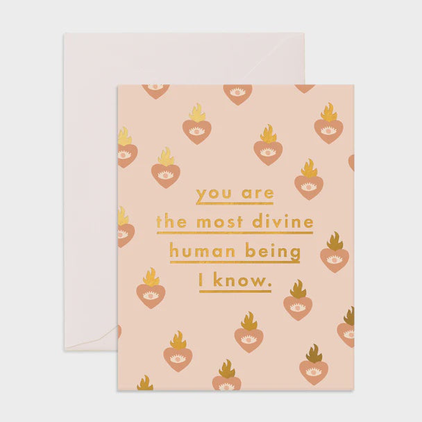 Divine Human Being Greeting Card
