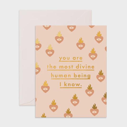 Divine Human Being Greeting Card
