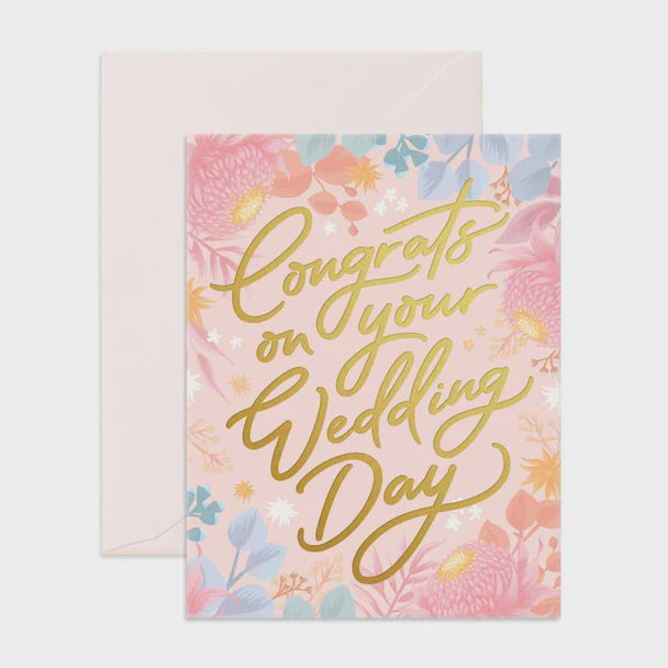 Congrats Wedding Day Greeting Card