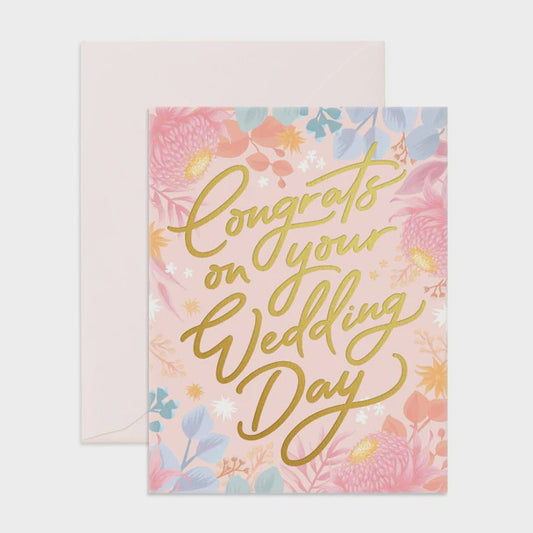 Congrats Wedding Day Greeting Card