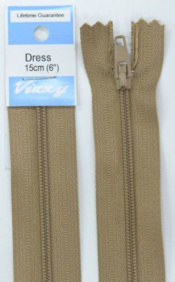 15cm Camel Zipper